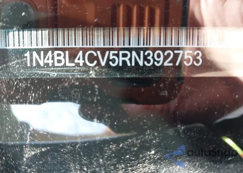 2024 Nissan Altima Sr Fwd from USA, damaged, VIN 1N4BL4CV5RN392753